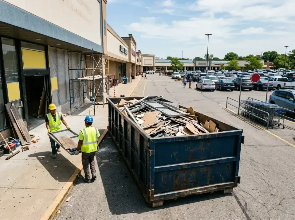 retail-store-renovation-debris-003 — frequently asked questions, Roll-off Dumpster Rentals in Gladstone, MO